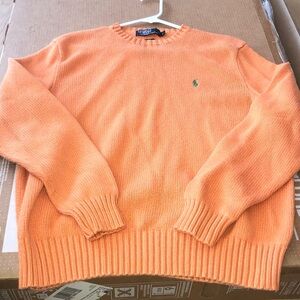 ❗️ CLOSING SALE ❗️RALPH LAUREN ORANGE SWEATER